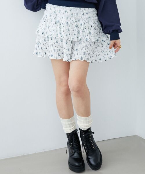 MAJESTIC LEGON / マジェスティックレゴン ミニ・ひざ丈スカート | カットレースフリルミニスカパン | 詳細28