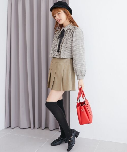 MAJESTIC LEGON / マジェスティックレゴン ミニ・ひざ丈スカート | プリーツミニスカパン | 詳細15