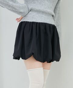 MAJESTIC LEGON / マジェスティックレゴン ミニ・ひざ丈スカート | ハイウエストバルーンミニスカパン