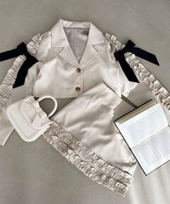 MAJESTIC LEGON / マジェスティックレゴン ミニ・ひざ丈スカート | ホイップフリルスカパン