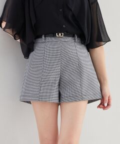 MAJESTIC LEGON / マジェスティックレゴン ショート・ハーフ・半端丈パンツ | ベルト付きショートパンツ