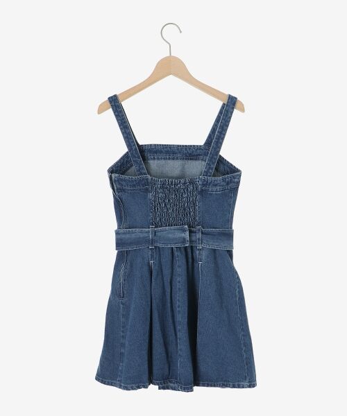MAJESTIC LEGON / マジェスティックレゴン ミニ丈・ひざ丈ワンピース | ベルト付きデニムミニワンピース | 詳細18