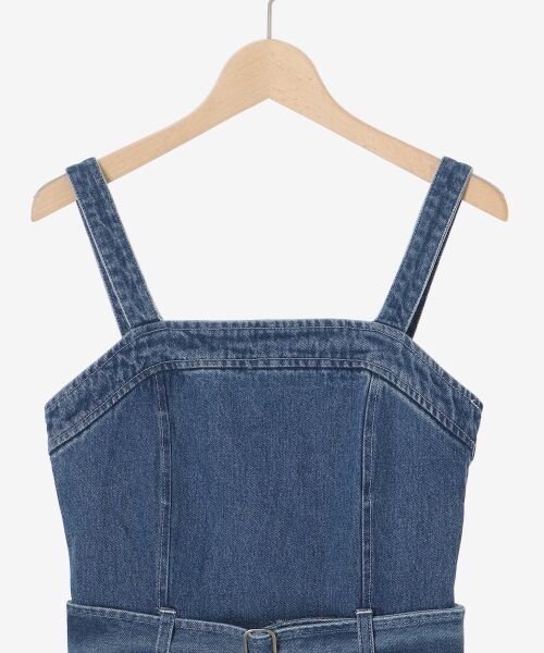 MAJESTIC LEGON / マジェスティックレゴン ミニ丈・ひざ丈ワンピース | ベルト付きデニムミニワンピース | 詳細19