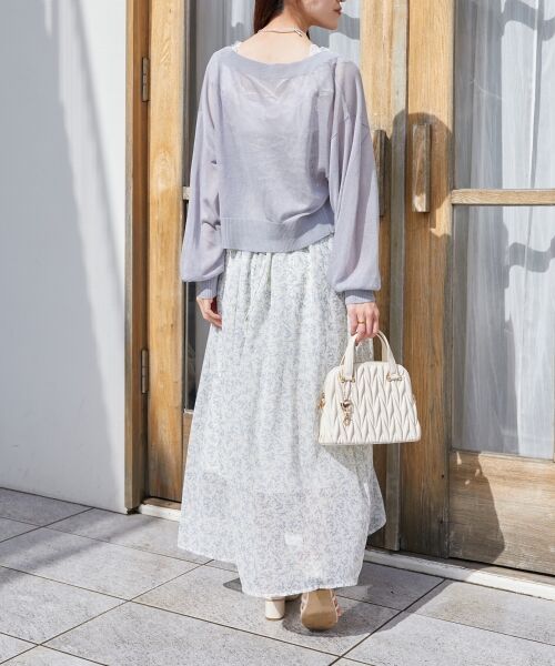 MAJESTIC LEGON / マジェスティックレゴン ミニ丈・ひざ丈ワンピース | フリルショルダーレースアップワンピ | 詳細7