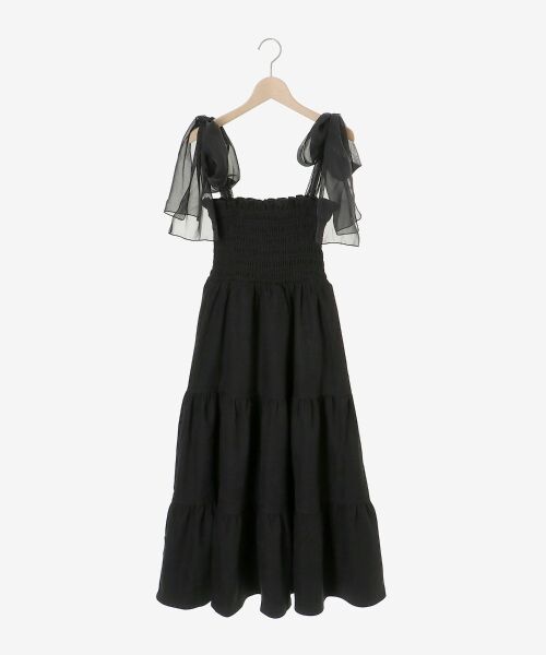 MAJESTIC LEGON / マジェスティックレゴン ロング・マキシ丈ワンピース | 2way肩リボンキャミワンピ | 詳細13