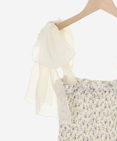 MAJESTIC LEGON / マジェスティックレゴン ロング・マキシ丈ワンピース | 2way肩リボンキャミワンピ | 詳細16