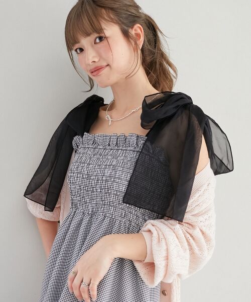 MAJESTIC LEGON / マジェスティックレゴン ロング・マキシ丈ワンピース | 2way肩リボンキャミワンピ | 詳細28