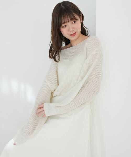 MAJESTIC LEGON / マジェスティックレゴン ロング・マキシ丈ワンピース | シアーレディキャミワンピ | 詳細13