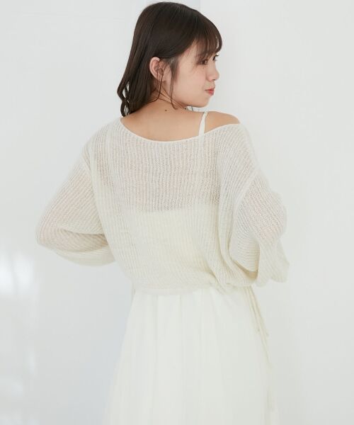 MAJESTIC LEGON / マジェスティックレゴン ロング・マキシ丈ワンピース | シアーレディキャミワンピ | 詳細15