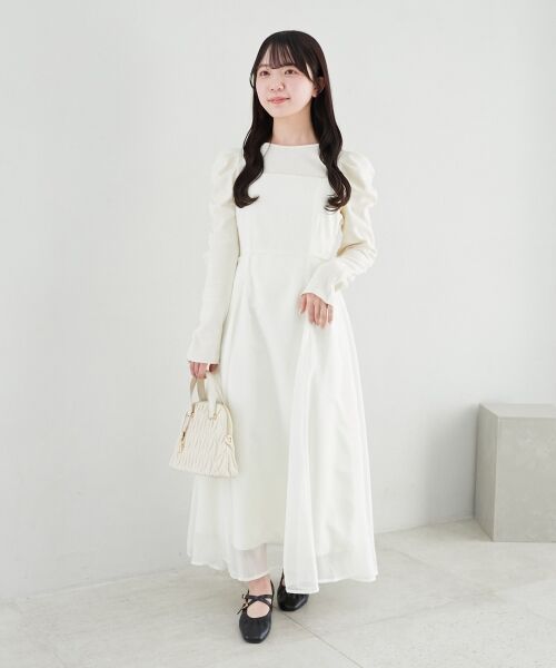 MAJESTIC LEGON / マジェスティックレゴン ロング・マキシ丈ワンピース | シアーレディキャミワンピ | 詳細17