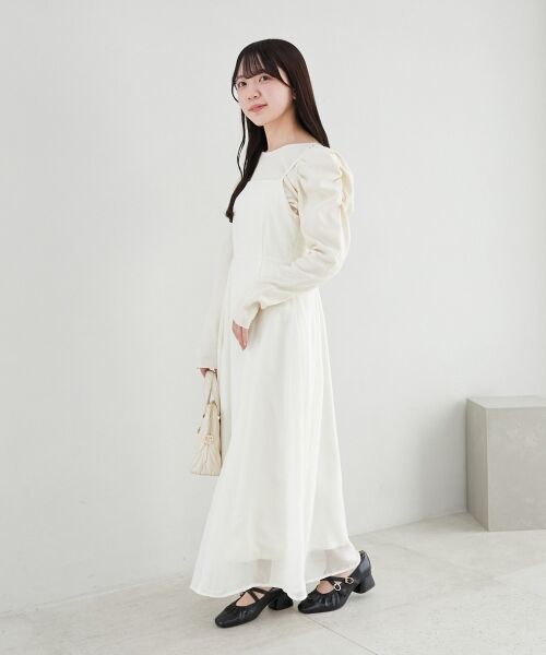 MAJESTIC LEGON / マジェスティックレゴン ロング・マキシ丈ワンピース | シアーレディキャミワンピ | 詳細18