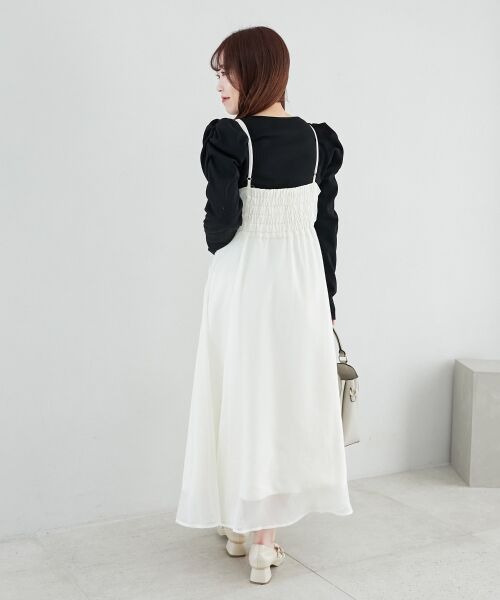 MAJESTIC LEGON / マジェスティックレゴン ロング・マキシ丈ワンピース | シアーレディキャミワンピ | 詳細22