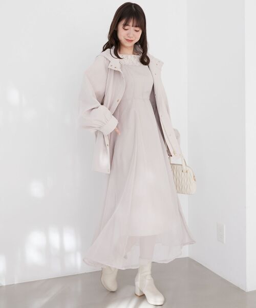 MAJESTIC LEGON / マジェスティックレゴン ロング・マキシ丈ワンピース | シアーレディキャミワンピ | 詳細26