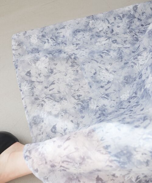 MAJESTIC LEGON / マジェスティックレゴン ロング・マキシ丈ワンピース | フラワーオフショルドッキングワンピ | 詳細26