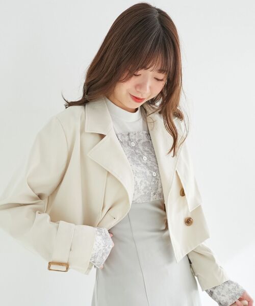 MAJESTIC LEGON / マジェスティックレゴン トレンチコート | ショートトレンチコート | 詳細13