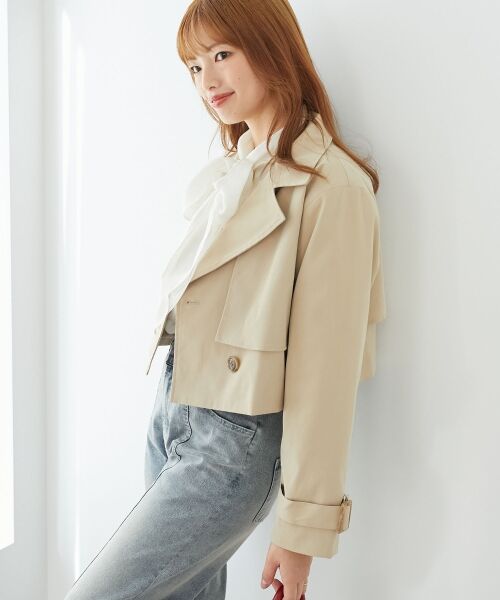 MAJESTIC LEGON / マジェスティックレゴン トレンチコート | ショートトレンチコート | 詳細25