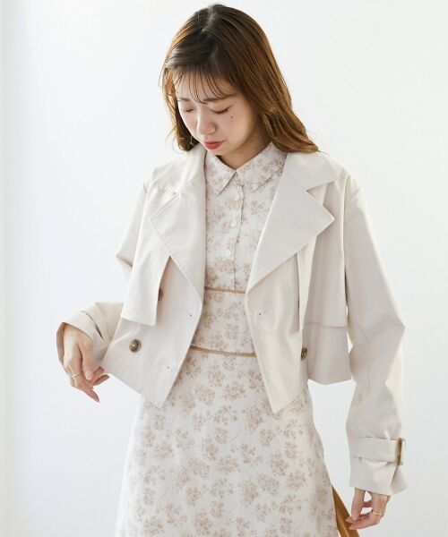 MAJESTIC LEGON / マジェスティックレゴン トレンチコート | ショートトレンチコート | 詳細1