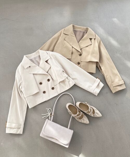 MAJESTIC LEGON / マジェスティックレゴン トレンチコート | ショートトレンチコート | 詳細28