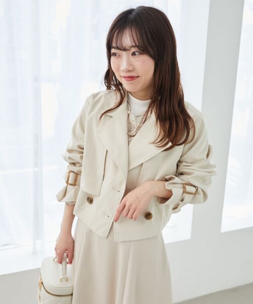 MAJESTIC LEGON / マジェスティックレゴン トレンチコート | ショートトレンチコート | 詳細8