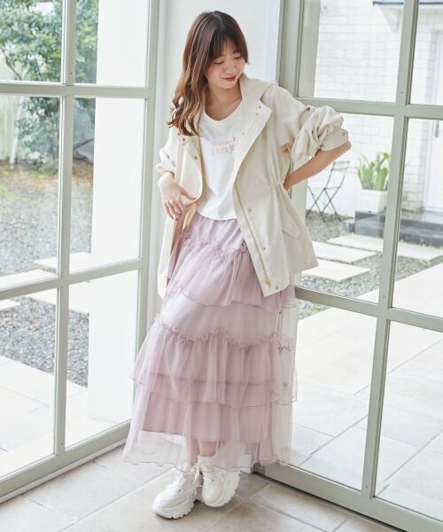 MAJESTIC LEGON / マジェスティックレゴン ブルゾン | ウエストきゅっとミディブルゾン | 詳細2