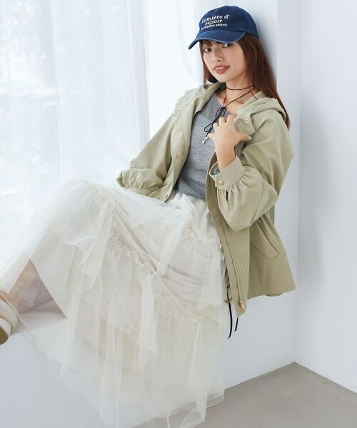 MAJESTIC LEGON / マジェスティックレゴン ブルゾン | ウエストきゅっとミディブルゾン | 詳細21