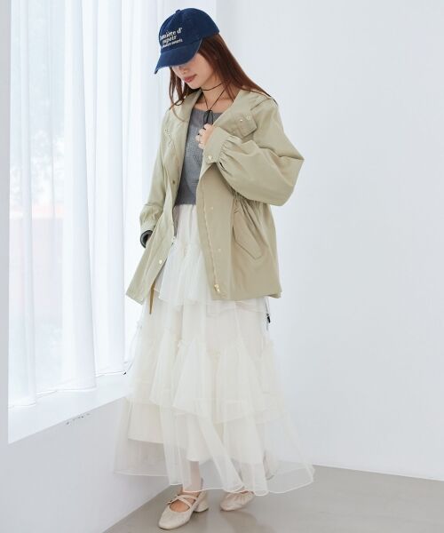 MAJESTIC LEGON / マジェスティックレゴン ブルゾン | ウエストきゅっとミディブルゾン | 詳細23