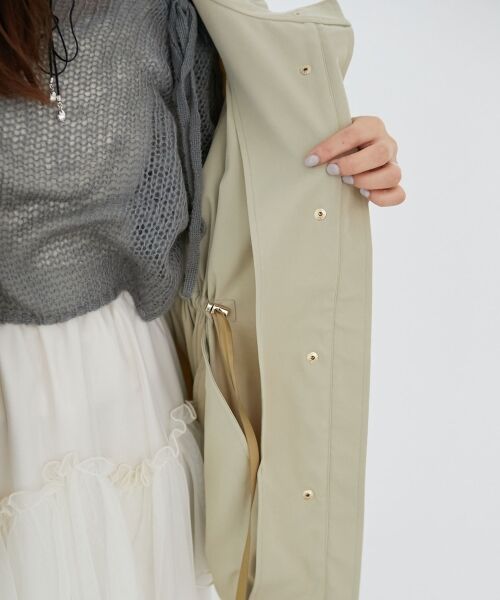 MAJESTIC LEGON / マジェスティックレゴン ブルゾン | ウエストきゅっとミディブルゾン | 詳細28