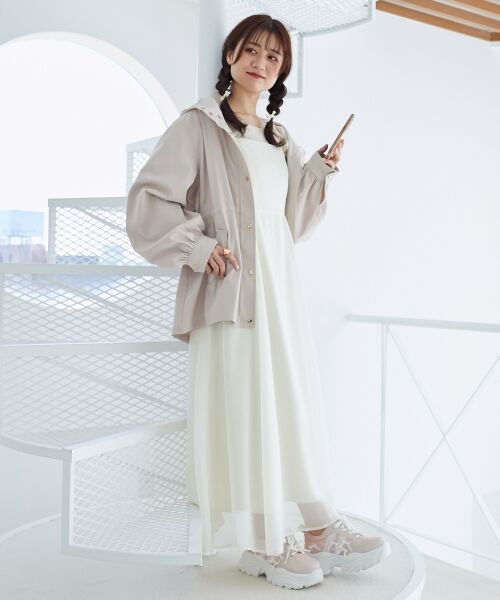 MAJESTIC LEGON / マジェスティックレゴン ブルゾン | ウエストきゅっとミディブルゾン | 詳細29