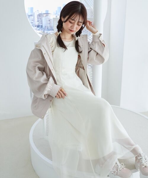 MAJESTIC LEGON / マジェスティックレゴン ブルゾン | ウエストきゅっとミディブルゾン | 詳細30