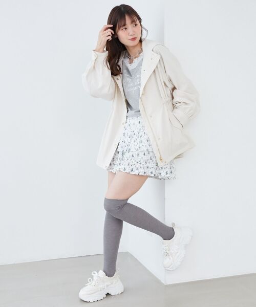 MAJESTIC LEGON / マジェスティックレゴン ブルゾン | ウエストきゅっとミディブルゾン | 詳細4