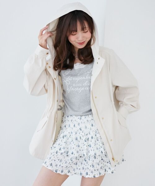 MAJESTIC LEGON / マジェスティックレゴン ブルゾン | ウエストきゅっとミディブルゾン | 詳細5