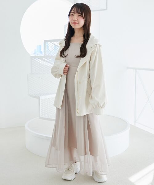 MAJESTIC LEGON / マジェスティックレゴン ブルゾン | ウエストきゅっとミディブルゾン | 詳細8