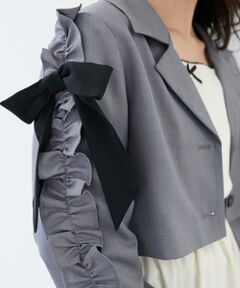 MAJESTIC LEGON / マジェスティックレゴン その他アウター | ブローチセットホイップフリルジャケット