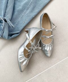 MAJESTIC LEGON / マジェスティックレゴン パンプス | ダブルリボンギャザーパンプス