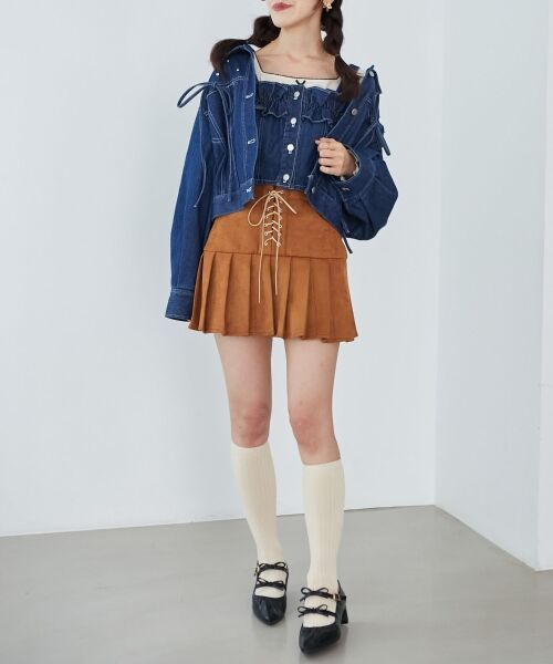 MAJESTIC LEGON / マジェスティックレゴン パンプス | ダブルリボンギャザーパンプス | 詳細18