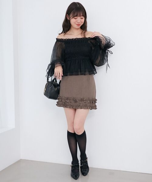 MAJESTIC LEGON / マジェスティックレゴン パンプス | ダブルリボンギャザーパンプス | 詳細19