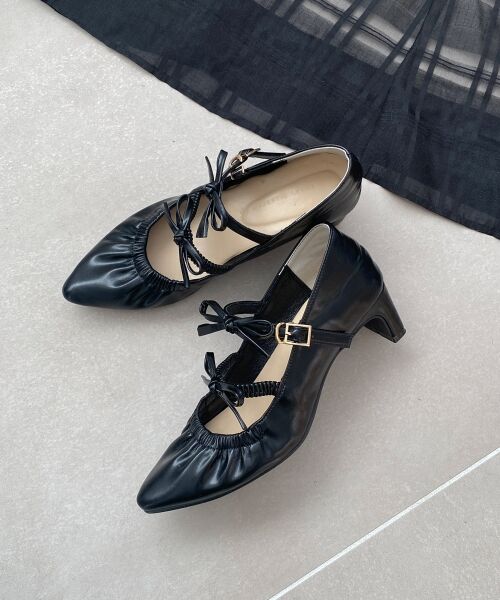 MAJESTIC LEGON / マジェスティックレゴン パンプス | ダブルリボンギャザーパンプス | 詳細22