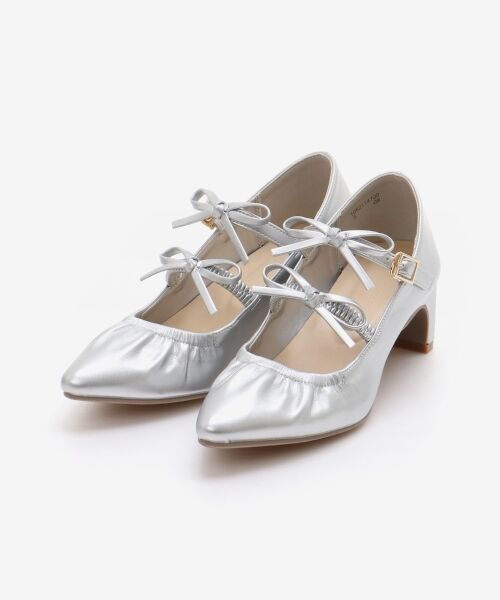 MAJESTIC LEGON / マジェスティックレゴン パンプス | ダブルリボンギャザーパンプス | 詳細28