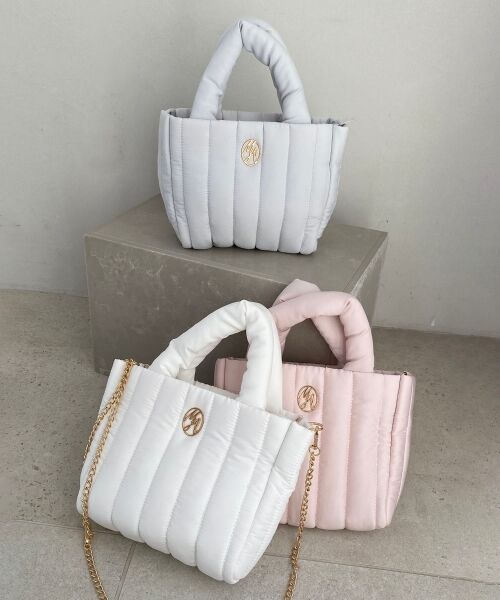 MAJESTIC LEGON / マジェスティックレゴン ハンドバッグ | キルティングパファーバッグ | 詳細13