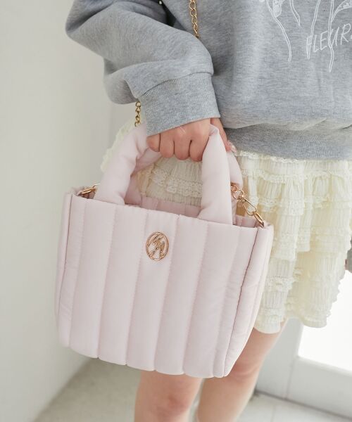 MAJESTIC LEGON / マジェスティックレゴン ハンドバッグ | キルティングパファーバッグ | 詳細8