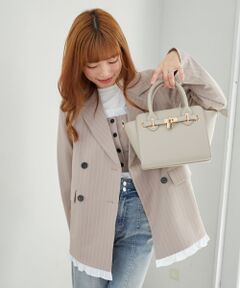 MAJESTIC LEGON / マジェスティックレゴン ハンドバッグ | 上品ベルトハンドバッグ