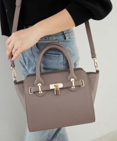 MAJESTIC LEGON / マジェスティックレゴン ハンドバッグ | 上品ベルトハンドバッグ