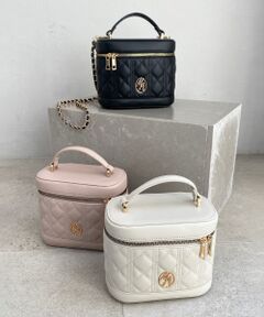 MAJESTIC LEGON / マジェスティックレゴン ショルダーバッグ | キルティングビジューバニティ