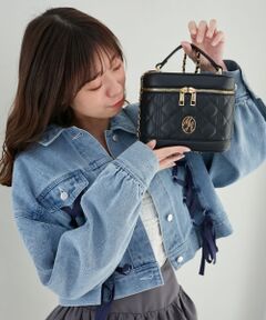 MAJESTIC LEGON / マジェスティックレゴン ショルダーバッグ | キルティングビジューバニティ