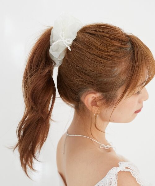 MAJESTIC LEGON / マジェスティックレゴン ヘアゴム・シュシュ | シアーボリュームシュシュ | 詳細1