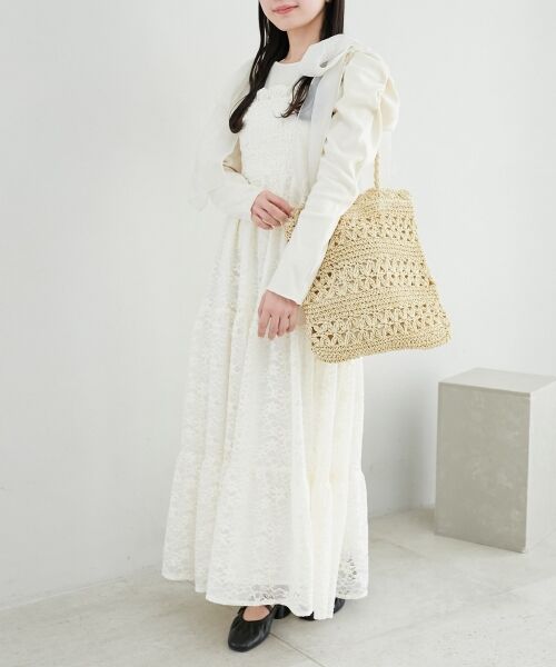 MAJESTIC LEGON / マジェスティックレゴン ショルダーバッグ | フラワーペーパーバッグ | 詳細1