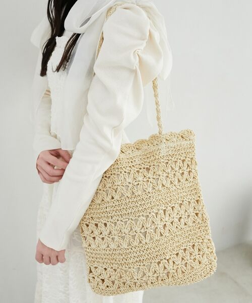 MAJESTIC LEGON / マジェスティックレゴン ショルダーバッグ | フラワーペーパーバッグ | 詳細2