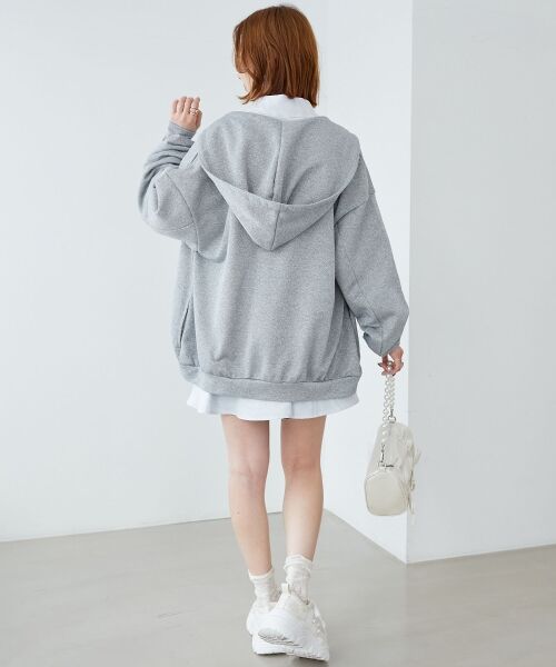 MAJESTIC LEGON / マジェスティックレゴン パーカー | ミディ丈裏毛ジップパーカー | 詳細13