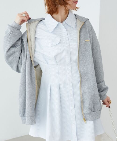 MAJESTIC LEGON / マジェスティックレゴン パーカー | ミディ丈裏毛ジップパーカー | 詳細14