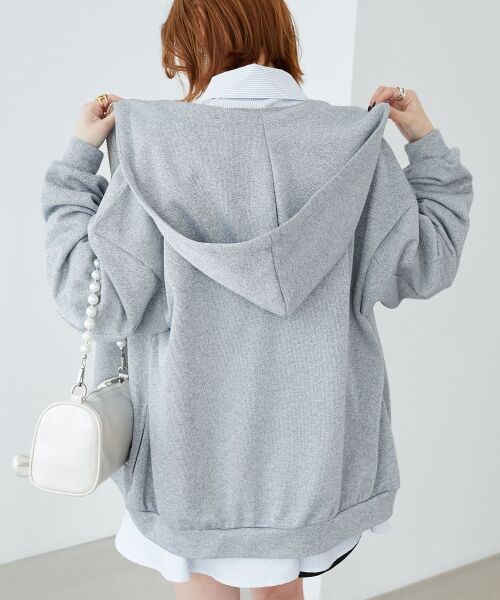 MAJESTIC LEGON / マジェスティックレゴン パーカー | ミディ丈裏毛ジップパーカー | 詳細16